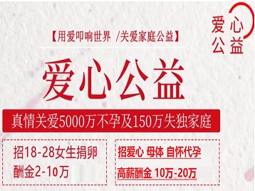 茌平捐卵助孕生子 爱心志愿者招募